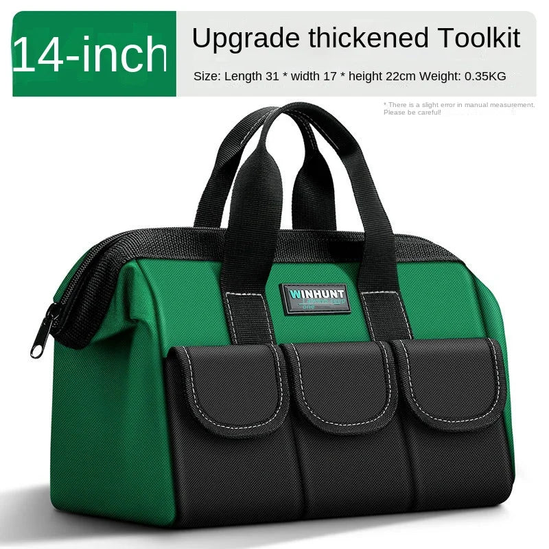 Thickened Toolbox Toolbag Oxford Cloth Empty PP Plastic Storage Box Multifunctional Maintenance Tool Box Household