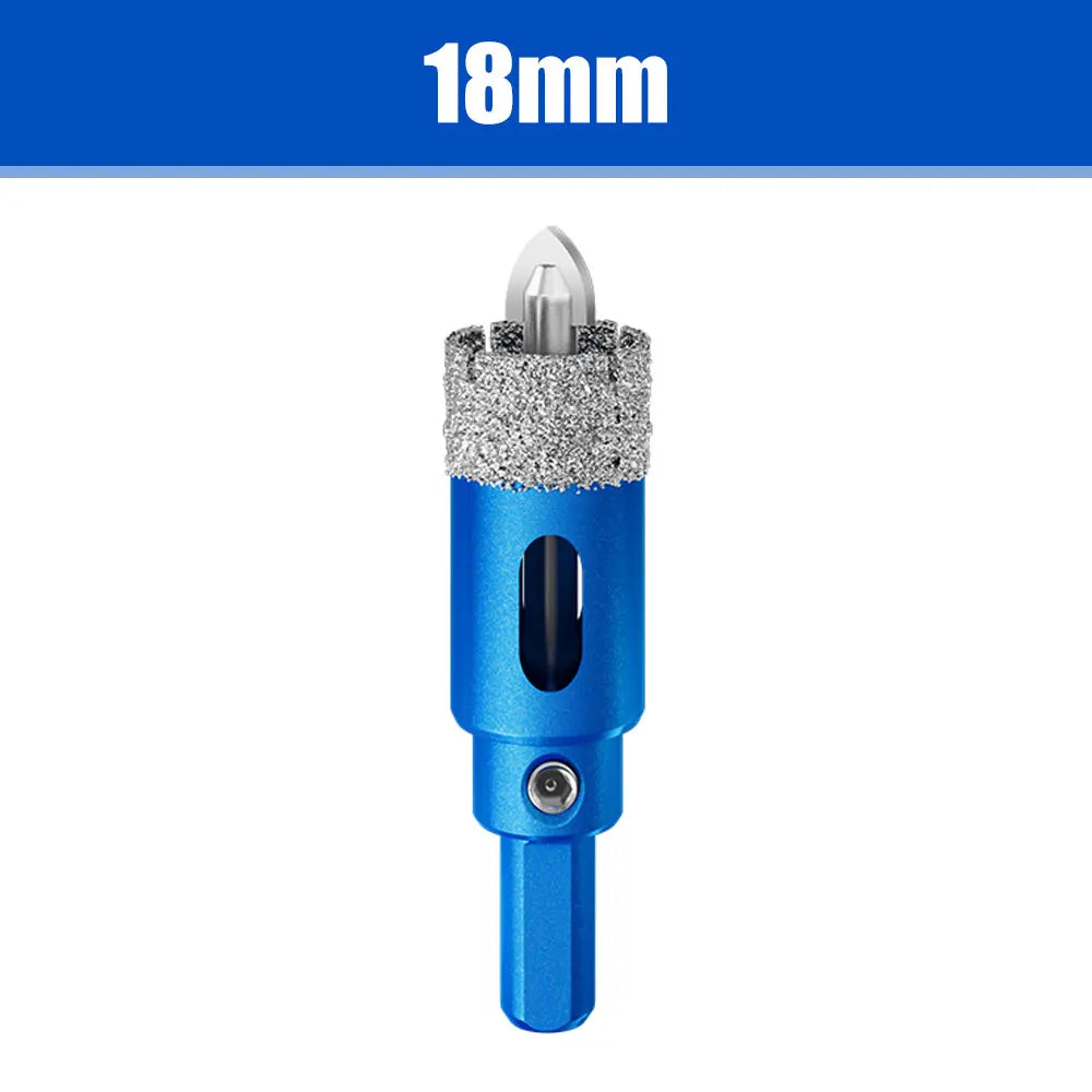 1pcs 18-110MM Diamond Coated Drill Bits Set Ceramic Tile Hole Saw with position drill for Glass Marble Granite Stone Porcelain