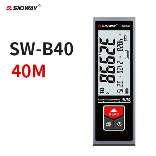 Mini Metal Laser Distance Meter Rechargeable Rangefinder High Accuracy 40M 50M 60M Measuring Tape Construction Measuring Tool