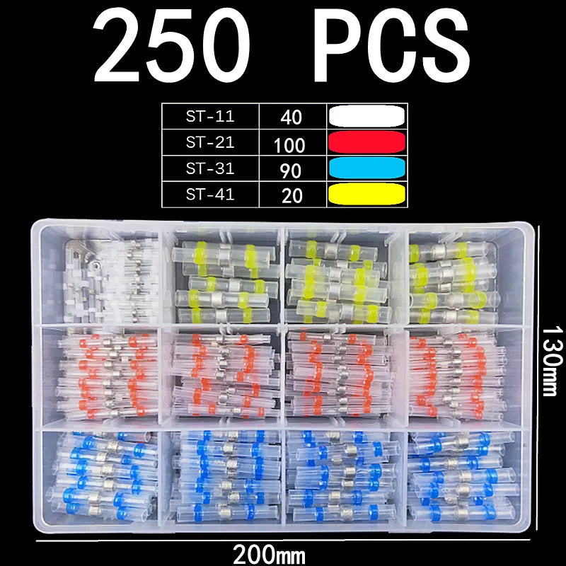 Welding Ring Heat Shrink Terminal, IP67 Waterproof, Electrical Equipment Connection Heat Shrink Tube, Wire Connector Terminal
