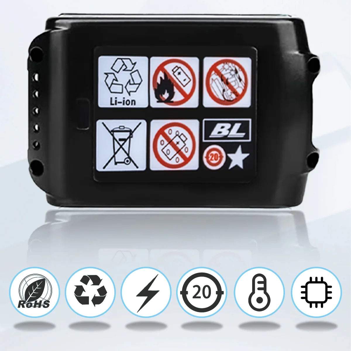 2x 18V 8Ah For Makita LXT Lithium-ion Battery and DC18RC Charger BL1830 BL1815 BL1850 Compatible with Makita 18v Battery