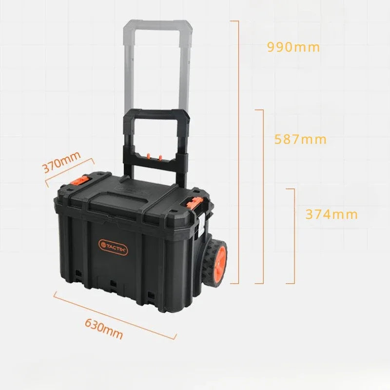 Profesional Organizer Tool Boxes Storage Tool Boxes on Wheels for Mechanic Hard Carry Case Automotive Mechanical Workshop Tools