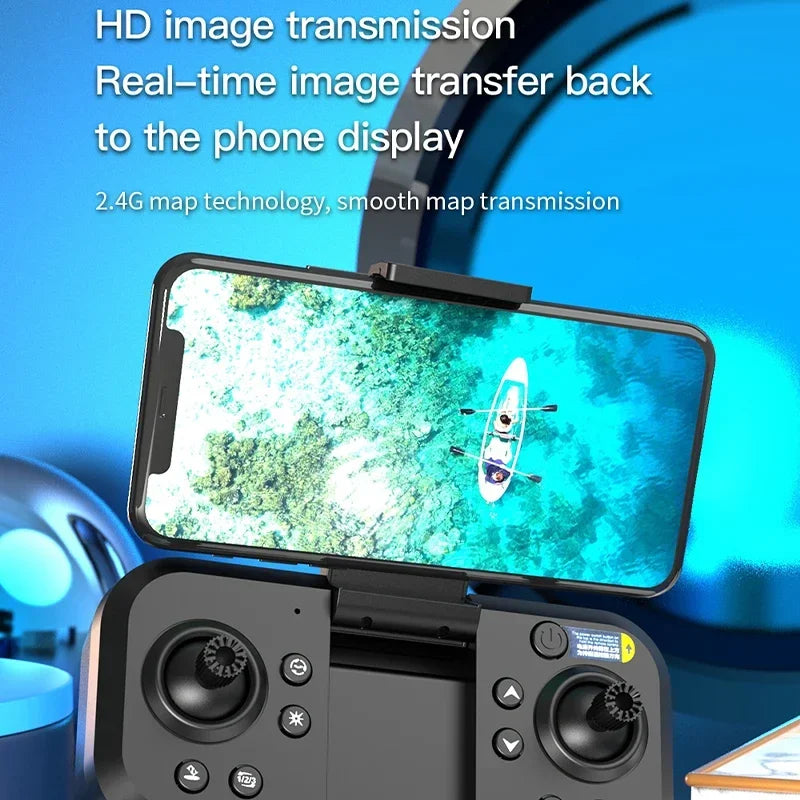 T1 Mini Drone Professional 8K HD Dual Camera FPV Dron Optical Flow 360°Obstacle Avoidance Quadcopter Toy Gift