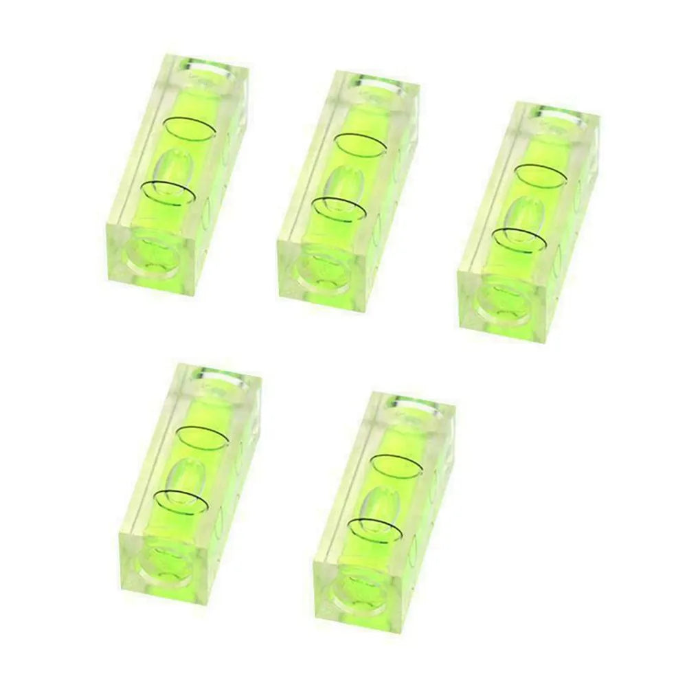 5/10pcs Mini Spirit Square Bubble Level Protractor Precision Level Cylinder Level Horizontal Bead Level Measuring Tools