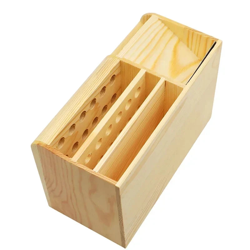 Wooden Multi-Function Storage Box For Mobile Phone Repair Tools Holder Screwdriver/Tweezer Pliers Stand Rack Wood Container