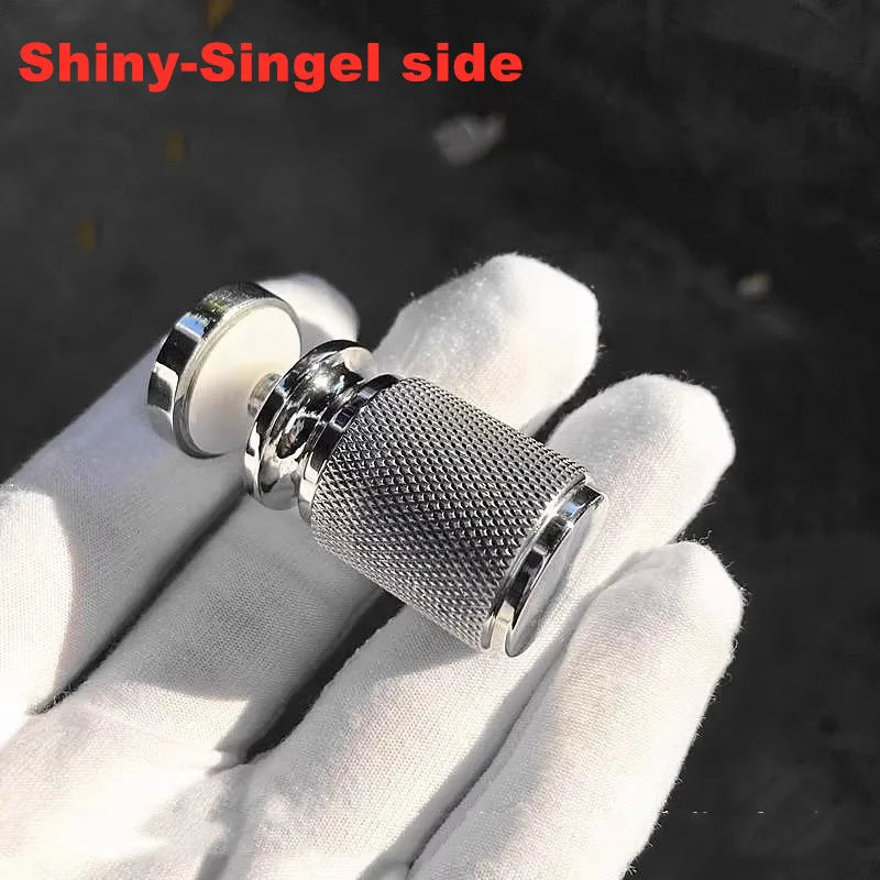 Solid 304 stainless steel single hole shower room handle bathroom glass door handle glass cabinet door small handle(SJ-5310S)