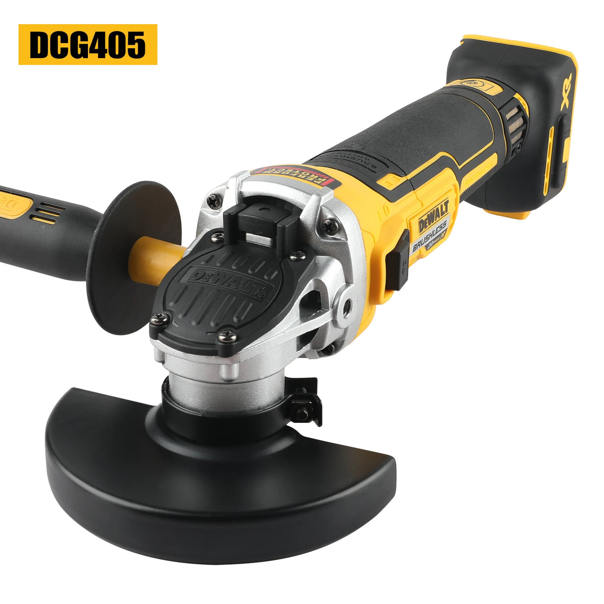 DEWALT DCG405NT 125mm Brushless Flat Head Angle Grinder Bare Machine Tool Cutting Machine 20V Lithium Battery