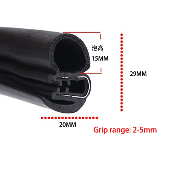 1/3meter Door Edge Guard Rubber Sealing Strip U Type Hardwearing Car Ship Dustproof Trim Soundproofing Waterproof Sealings Parts