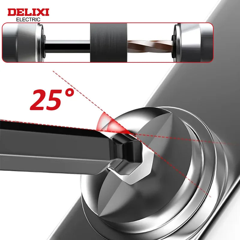 DELIXI ELECTRIC Allen Key Set,Allen Hex Wrench Screwdriver Set With Sleev Universal Torque Long Metric,for Motorcycles, Bicycles