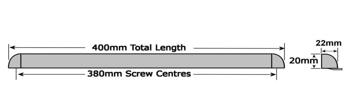 UPVC Double Glazing Window Trickle Vent Air Flow Ventilation (Ventilator) Building Regulations Compliant (Part F) - Available in White, Anthracite Grey, Grey on White, Rosewood, Rosewood on White, Golden Oak, Golden Oak on White and Black on White. All Colours available in 300mm and 400mm Size Lengths