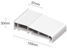 UPVC Window Cill (Sill) Including End Caps - Various Colours and Sizes