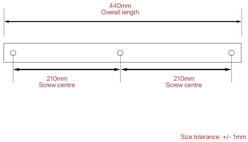 Window Trickle Slot Vent - Dark Brown, 440mm
