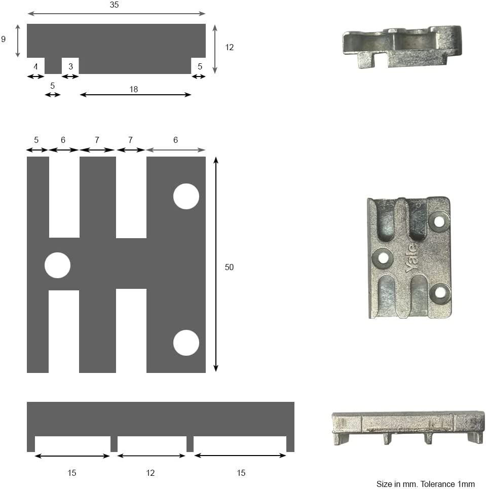 Yale Espag Mushroom Window Keep (258)