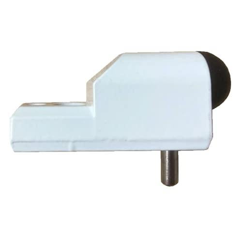 Compact Door Stop for UPVC Sliding Patio Doors in White