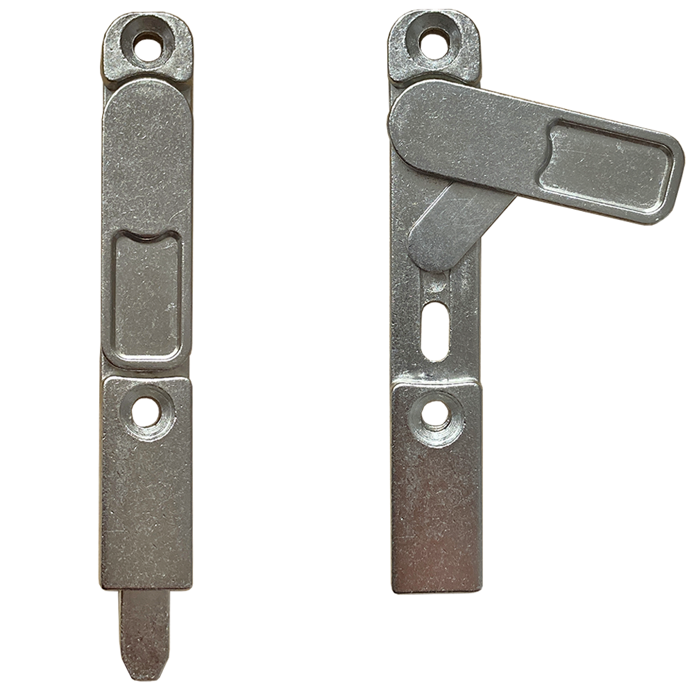 Finger Operated Shootbolt Lock for UPVC, Timber and Aluminium Windows and Doors - Including Keep and Screws