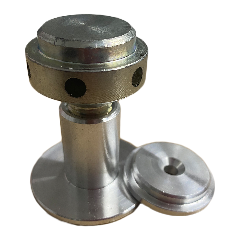 Adjustable load-bearing structural support bay pole jack for UPVC/aluminium/timber windows, doors and construction - Round Bay Jack, REHAU TOTAL70