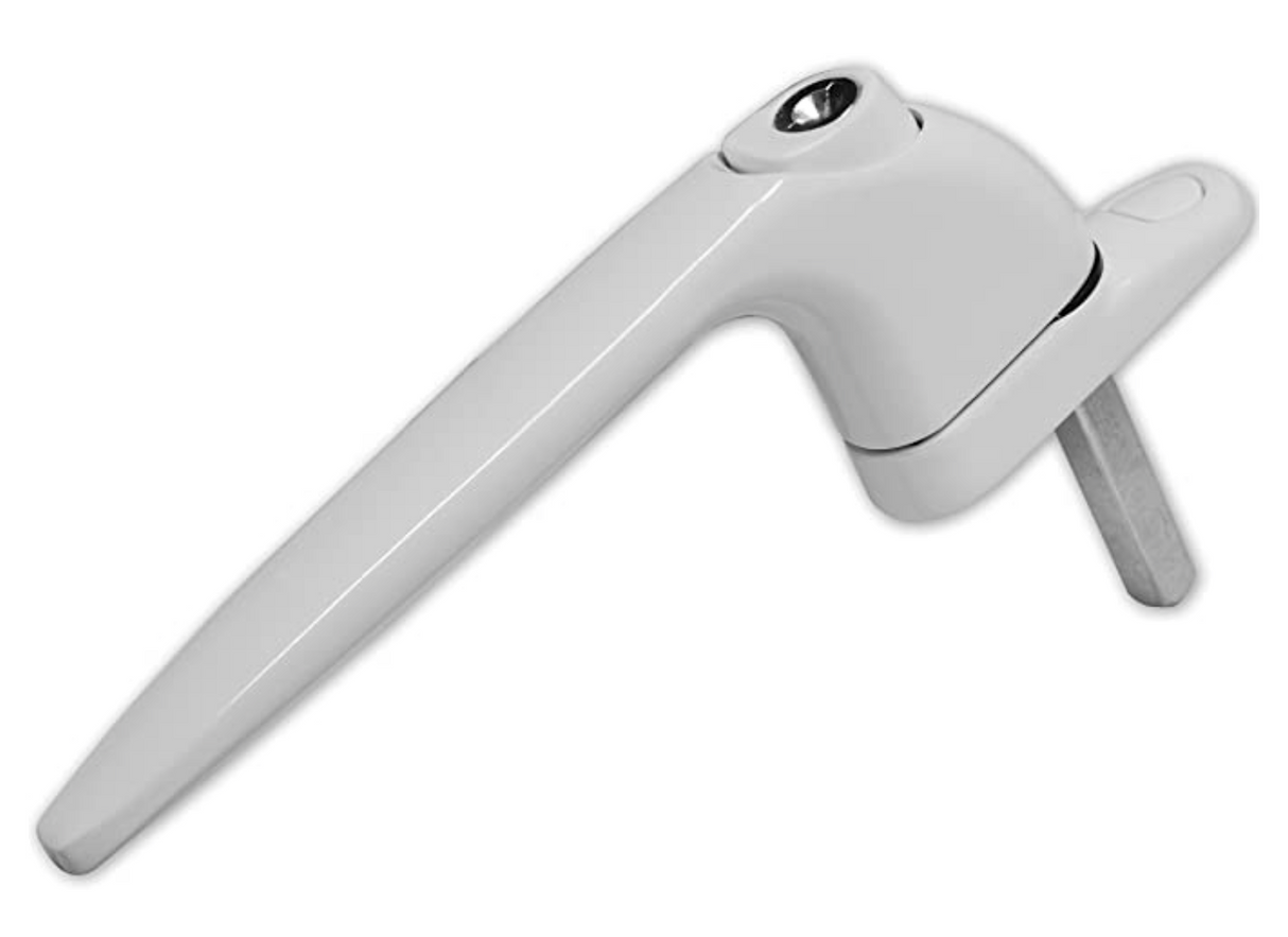 Replacement UPVC Window Handle - Inline 35mm Available in White, Polished Chrome, Polished Gold, Satin Silver and Black