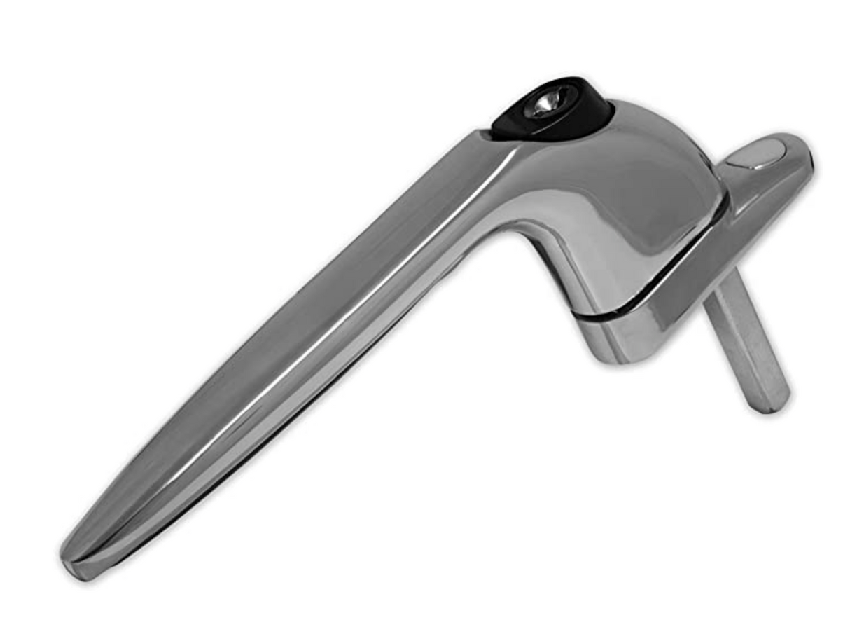 Replacement UPVC Window Handle - Inline 35mm Available in White, Polished Chrome, Polished Gold, Satin Silver and Black