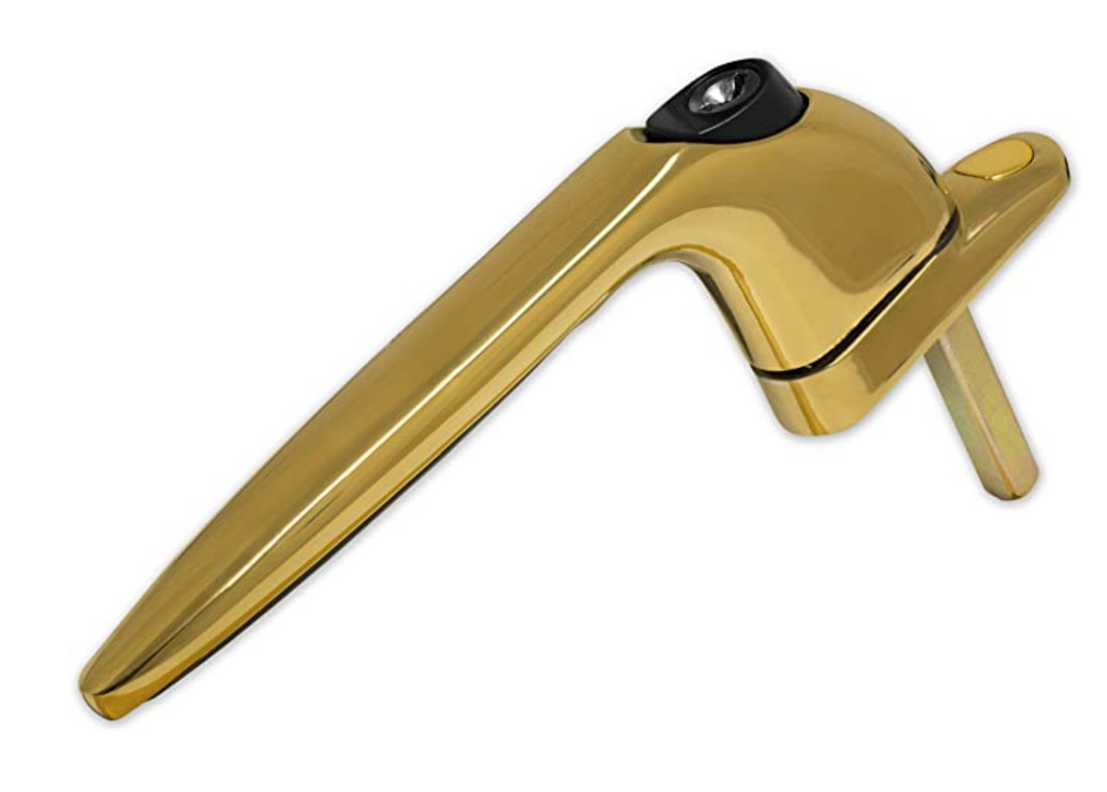 Replacement UPVC Window Handle - Inline 35mm Available in White, Polished Chrome, Polished Gold, Satin Silver and Black