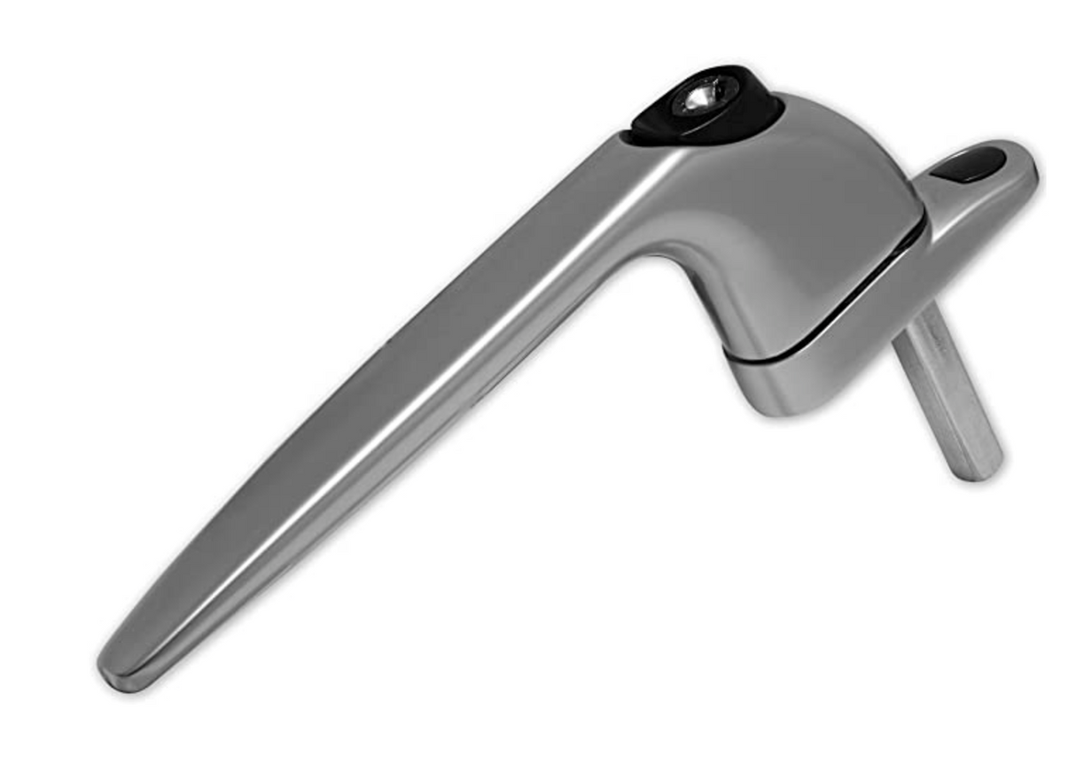 Replacement UPVC Window Handle - Inline 35mm Available in White, Polished Chrome, Polished Gold, Satin Silver and Black