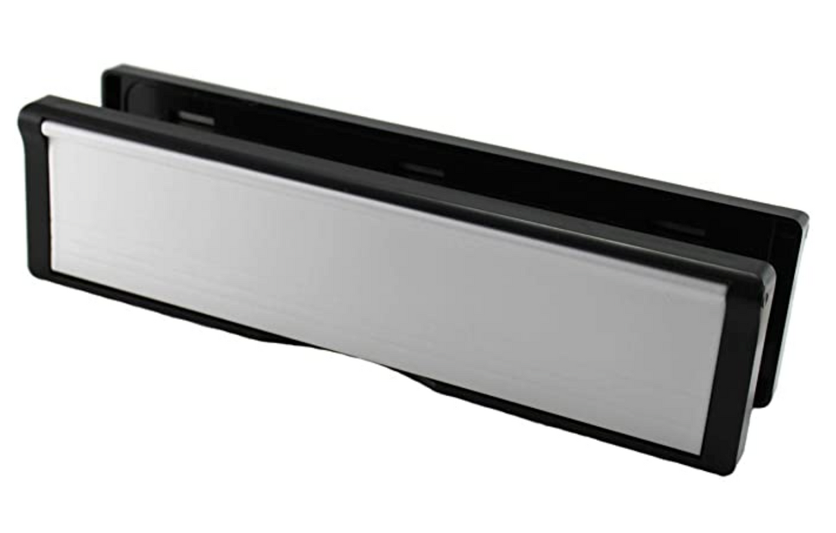 Primrox Window and Door Hardware Spares, Parts and Accessories. 10 inch UPVC Letterplate Easy Fix - Available in White, Polished Chrome and Polished Gold