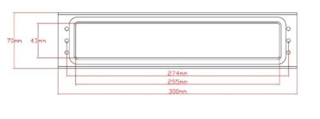 12 inch Premium Quality Trojan Unicorn Draft Prevention Letterplate (by Yale) - White, Polished Chrome and Polished Gold