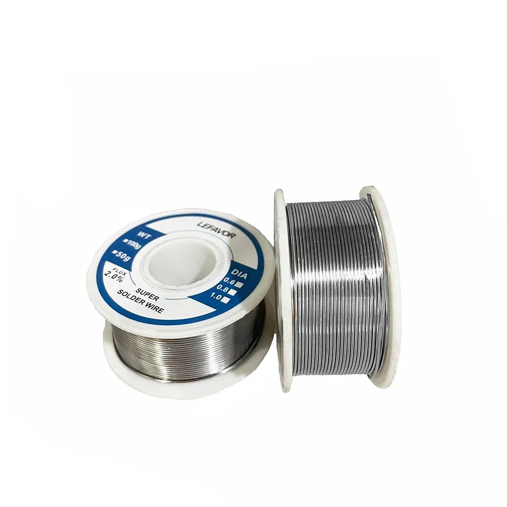 0.8mm 1.0mm 20g 50g 100g Soldering Tin Wire Tin Melt Rosin Core Solder UK