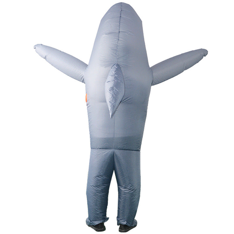 Inflatable Costume Explosive Costume Shark Game Fancy Dress Halloween Jumpsuit Cosplay Costume Gift