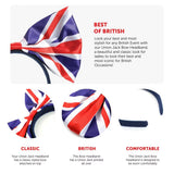 Union Flag Bow Headband – Classic 40s-Inspired Hair Accessory in Multi UK