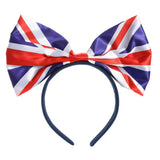 Union Flag Bow Headband – Classic 40s-Inspired Hair Accessory in Multi UK
