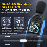 FNIRSI FDM01 Digital Noise Meter Sound Level Meter Handheld DB Meter 30~130dB Audio Measuring Instrument 600mah lithium Battery