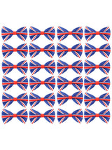 Union Flag Bow Tie – Elasticated Patriotic Accessory in Multipacks for UK