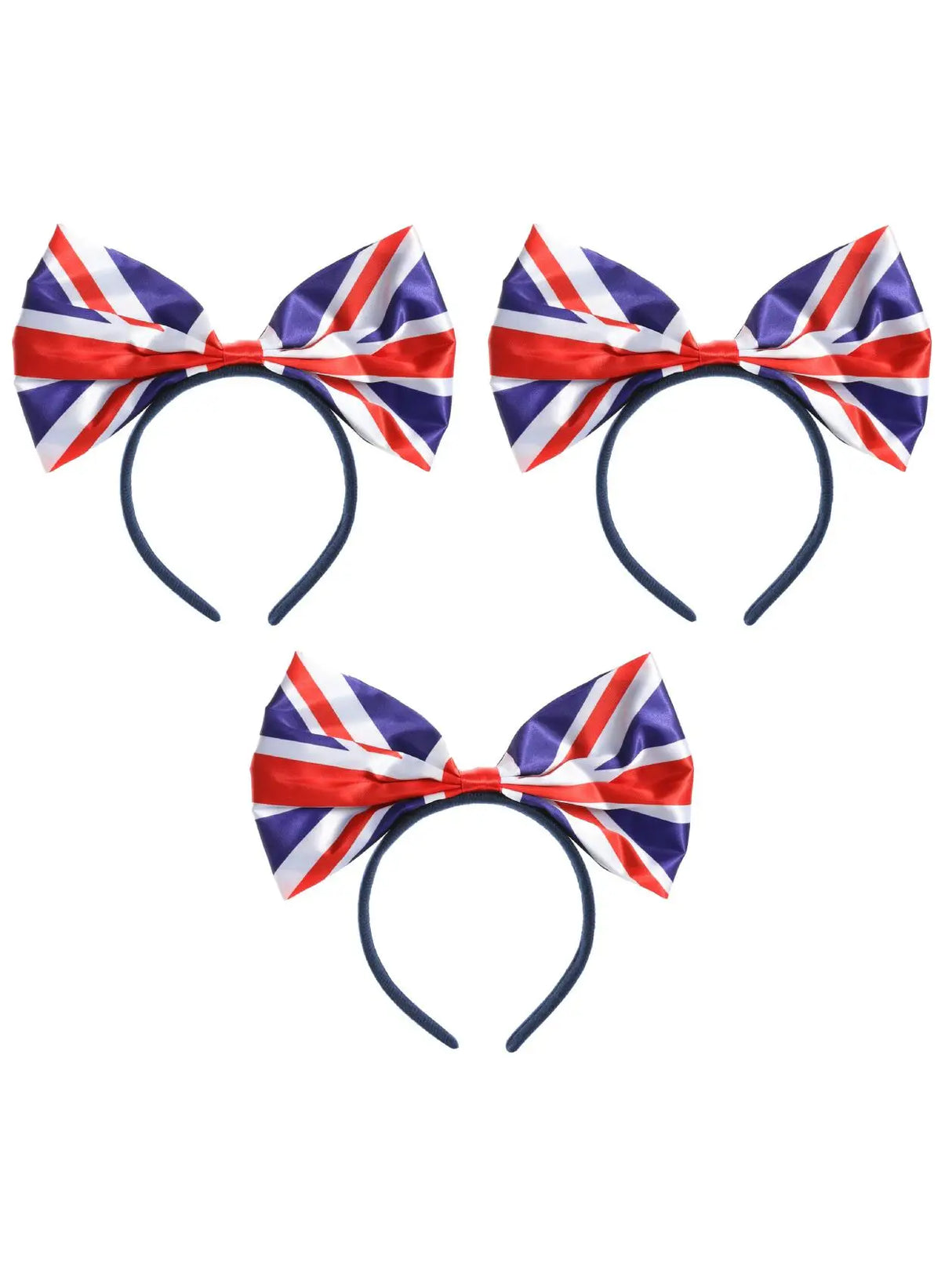 Union Flag Bow Headband – Classic 40s-Inspired Hair Accessory in Multi UK