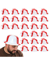 6 Pack England Bowler Hat - Fancy Dress Accessory Hat St Georges Day English Flag Sporting Events