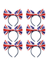 Union Flag Bow Headband – Classic 40s-Inspired Hair Accessory in Multi UK