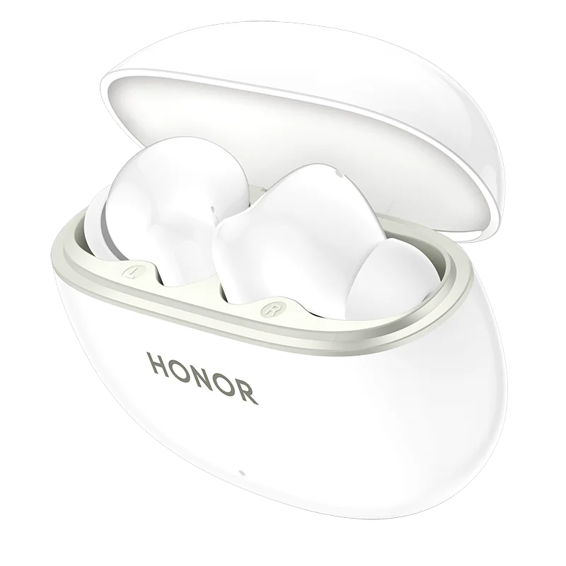 HONOR Earbuds X10 Lite,42dB Deep ANC,12.4mm Ultra-Large Speaker,45-Hour Battery Life,AI Translation, TWS, White