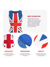 Ladies Union Flag Dress - Red, White and Blue Union Flag Flag Classic Dress – 90s Music Icons, Brit Pop, VE Day, Jubilee Dress