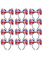 Union Flag Bow Headband – Classic 40s-Inspired Hair Accessory in Multi UK