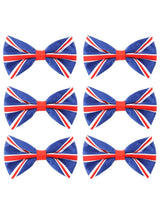 Union Flag Bow Tie – Elasticated Patriotic Accessory in Multipacks for UK