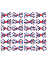 Union Flag Sequin Bow Tie – Sparkly Patriotic Accessory in Multipacks UK