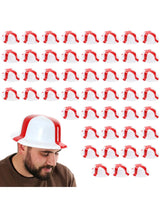 6 Pack England Bowler Hat - Fancy Dress Accessory Hat St Georges Day English Flag Sporting Events