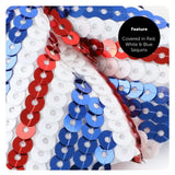 Union Flag Sequin Bow Tie – Sparkly Patriotic Accessory in Multipacks UK