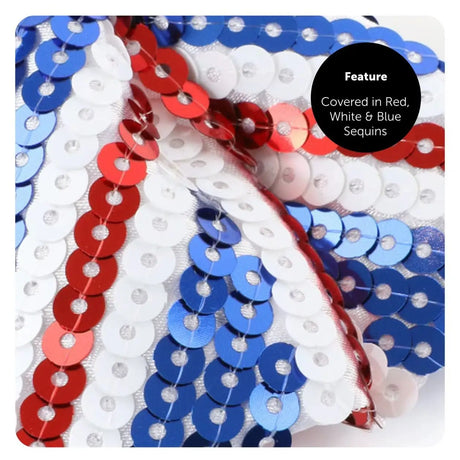 Union Flag Sequin Bow Tie – Sparkly Patriotic Accessory in Multipacks UK