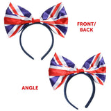 Union Flag Bow Headband – Classic 40s-Inspired Hair Accessory in Multi UK