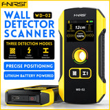 FNIRSI WD-01 WD-02 Metal Detector Wall Scanner with Newly Designed Positioning Hole for AC Live Cable Wires Metal Wood Stud Find