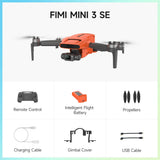 FIMI MINI 3 SE New Drone Hybrid 3-Axis Gimbal 4K 30fps 9km Range 245g Ultralight Design 12MP Smart Tracking Mini Pro GPS Drone