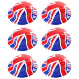 Union 6 Pack Union Flag Bowler Hats – Classic Plastic Hat for VE Day UK