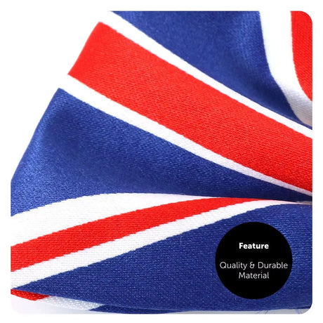 Union Flag Bow Tie – Elasticated Patriotic Accessory in Multipacks for UK