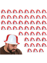 6 Pack England Bowler Hat - Fancy Dress Accessory Hat St Georges Day English Flag Sporting Events