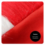 Red & White English Headband - Red Headband With Red and White Hair - Perfect for English Celebrations